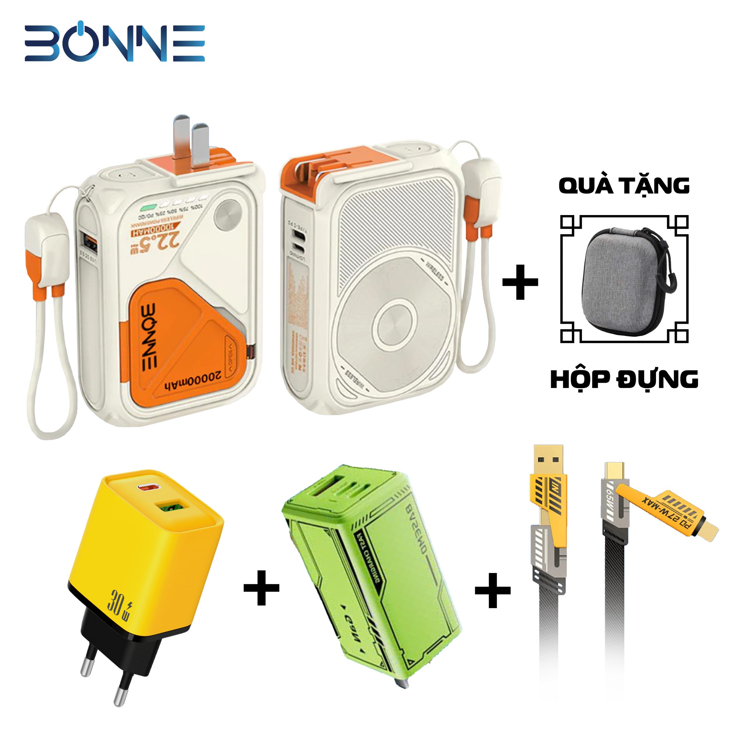 Combo Sạc Tứ Linh Tối Thượng