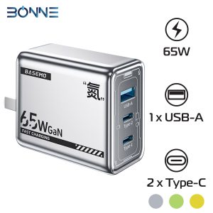 Củ sạc nhanh GaN 65W BASEMO