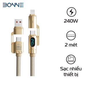 Cáp Sạc Siêu Nhanh 4in1 BC30